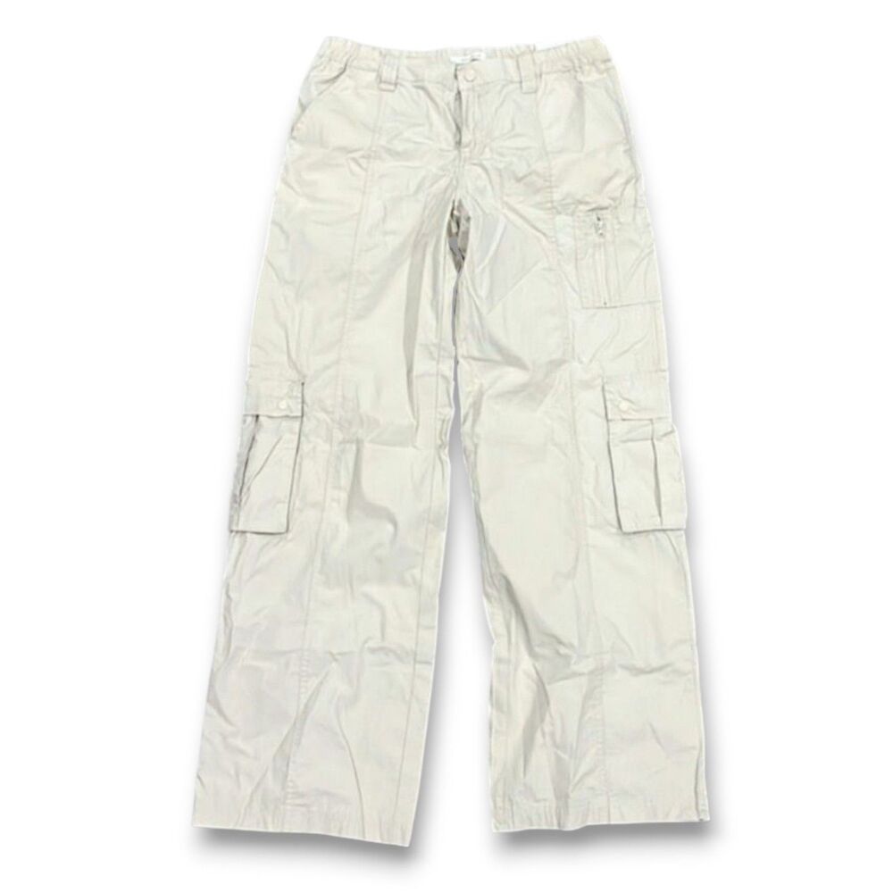 Pacsun White Low Rise Skater Cargo Pants
